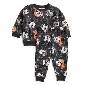 MICKEY MOUSE multi Toddler Boys 2pc Glow In The Dark Fleece Set
